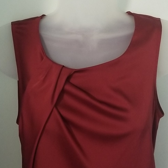 MEXX satin wine sleeveless blouse - Picture 3 of 5